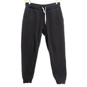 Vintage SP Active Sweatpants Men's Black Retro Activewear Drawstring Size 2XL